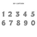 Customized cartoon font