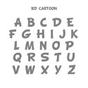 Customized cartoon font