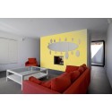 Miroir Design Ovale  3 mm dans un salon moderne