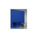 Miroir acrylique Ovale Bleu 3 mm