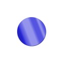 Miroir acrylique Rond Bleu 3 mm