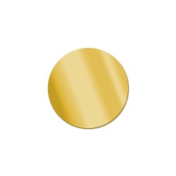 Golden Round Acrylic mirror 3 mm