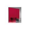 Miroir acrylique Rond Rouge 3 mm