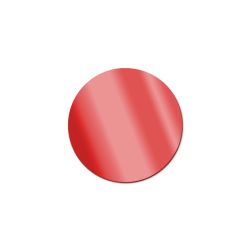 Red Round Acrylic mirror 3 mm