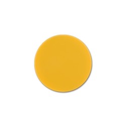 PMMA Coulé Rond Jaune 3 mm