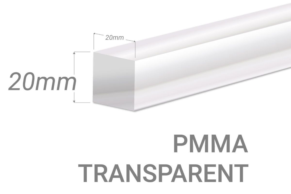 Gamme de Barre PMMA Ronde Transparente en 1 ou 2 ml