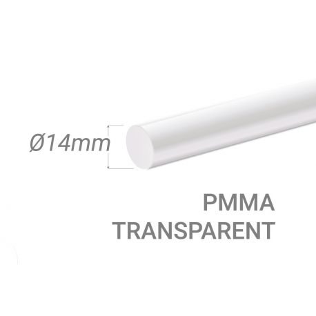 Colorless Acrylic Stick Diam.10mm