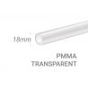 Clear PMMA Tube 18x3mm