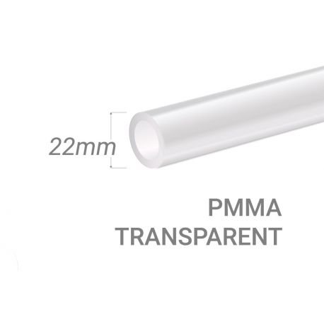 Clear PMMA Tube 15x3mm