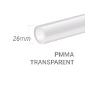 Clear PMMA Tube 15x3mm