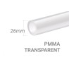 Tube PMMA Incolore 15x3mm