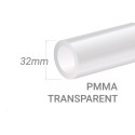 Tube PMMA Incolore 15x3mm