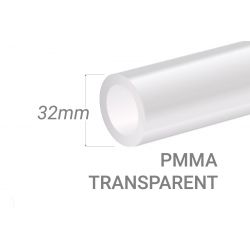 Clear PMMA Tube 32x3mm
