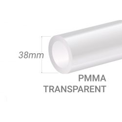Tube PMMA Incolore 38x3mm