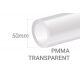 Clear PMMA Tube 50x3mm