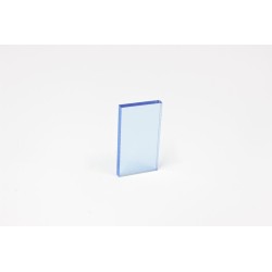 PMMA Transparent Bleu glacier 3 mm