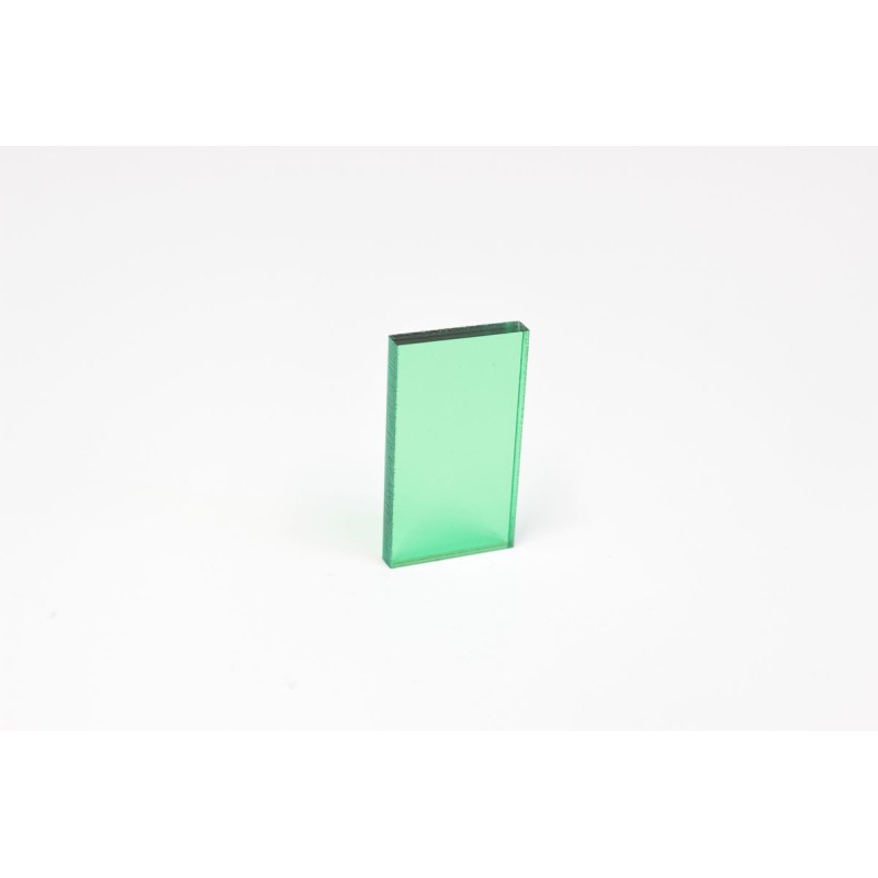 PMMA Transparent Vert Clair 3 mm