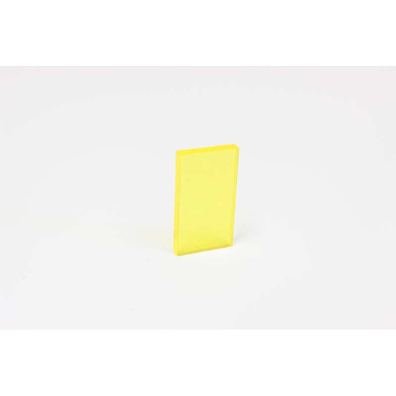 PMMA Transparent Jaune 3 mm