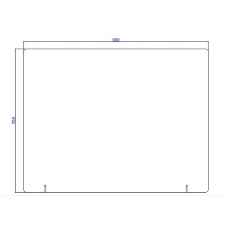 Vitre de protection anti Covid19