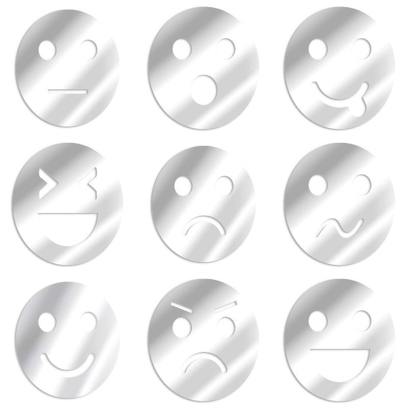 Miroir Smiley moqueur