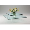 Colorless extruded acrylic table